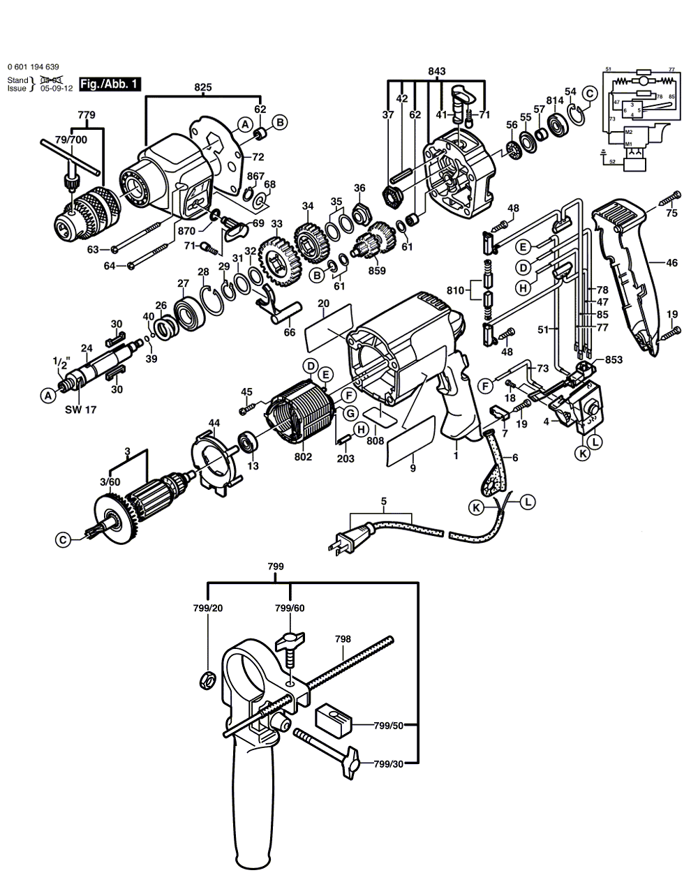 Buy Bosch 1194AVSR 0601194639 1 2