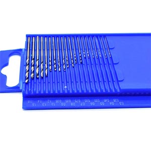 Big Horn 19200 20 piece Tiny Small Drill Bits #61-80, Numbered Sizes High Speed Steel (HSS) Wire Gaug