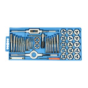 Big Horn 19264 40 Piece Carbon Steel Metric Tap and Die Set 