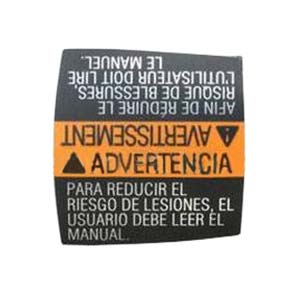 Milwaukee 10-15-0955 Warning Label