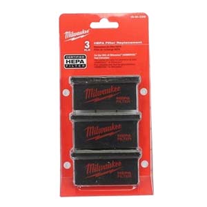 Milwaukee 49-90-2306 Filter (pack of 3)
