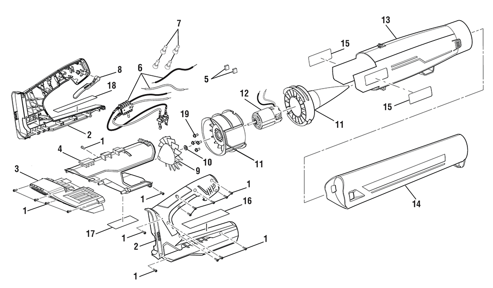 Buy Ryobi P21081VNM(107267101) 18V ONE+™ LITHIUM+™ 280 CFM Jet Fan