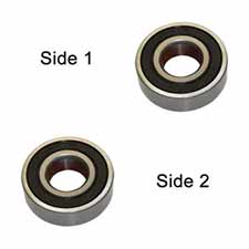 Superior Electric SE 6000-2RS-D Replacement Ball Bearing - 2 x Seal, ID 10 mm x OD 26 mmx W 8 mm Bosch 1900905173, Porter Cable 893212, Milwaukee 02-04-1020, Makita 211061-7 (2pcs/pk)