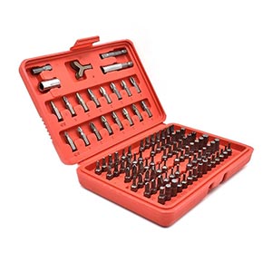 Superior Steel BS100S BS100S 100-Piece Screwdriver Security Bit Set