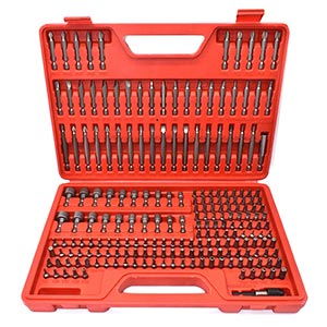 Superior Steel BS208S 208-Piece Screwdriver Security Bit Set